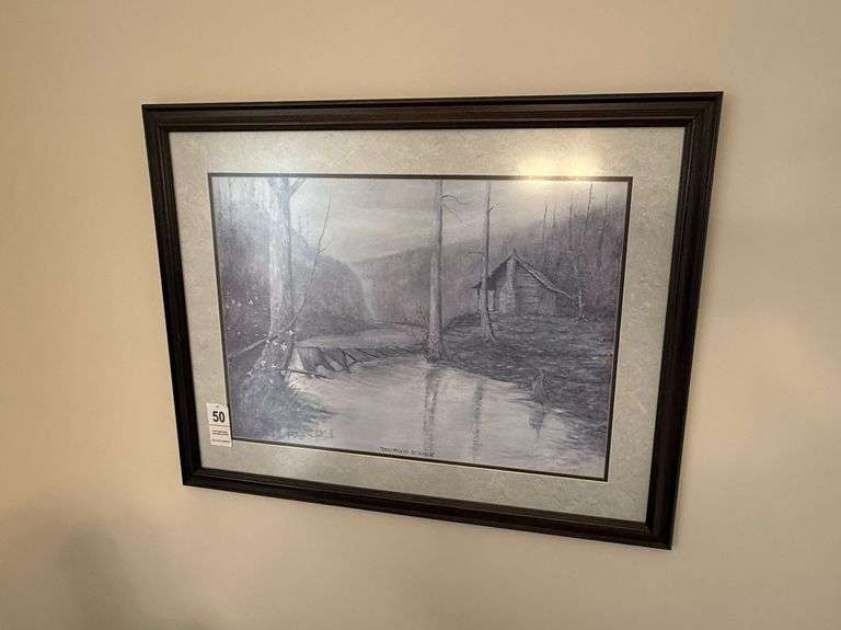 Print - Dogwood Summer - 30" x 24" image