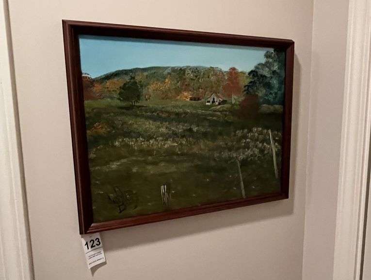 Barn Painting - 18" x 21" image