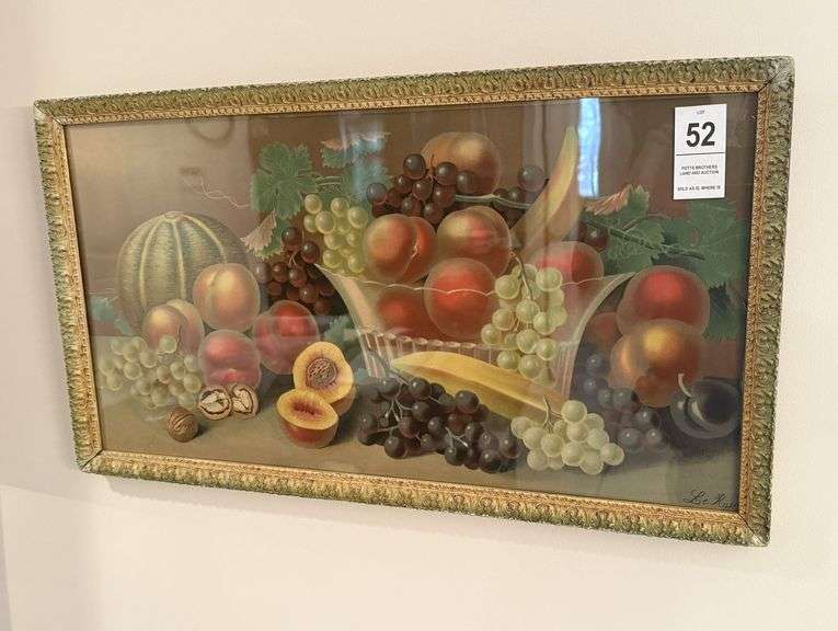 Fruit Print - 30" x 16" image