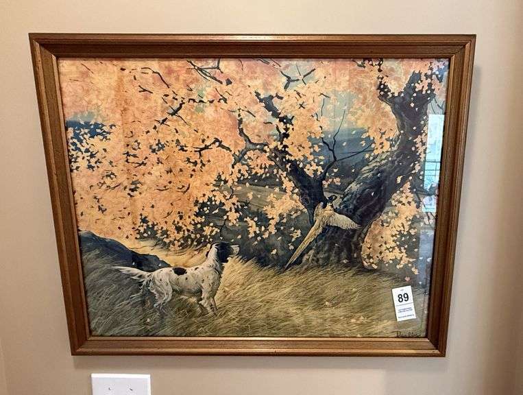 Birddog & Pheasant Painting image