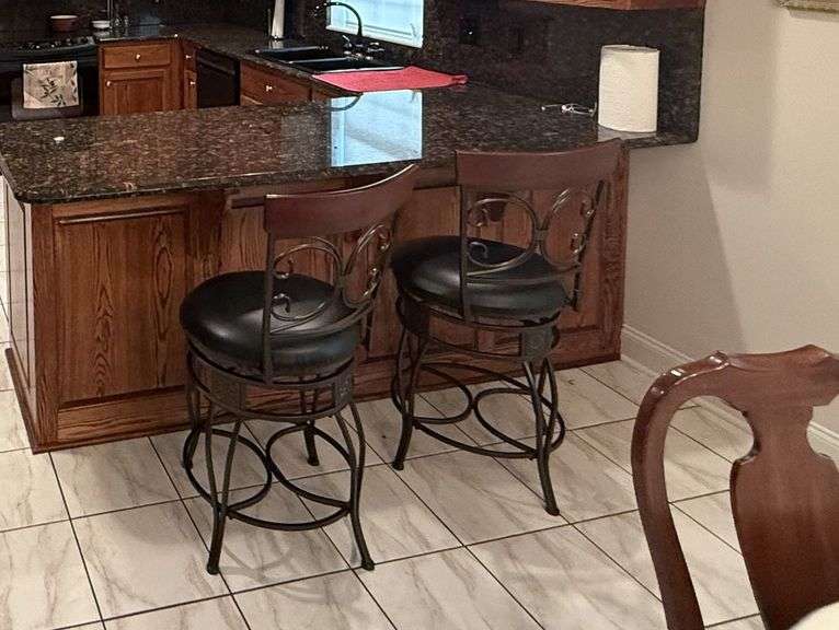 Two Bar Stools in Breakfast Area image