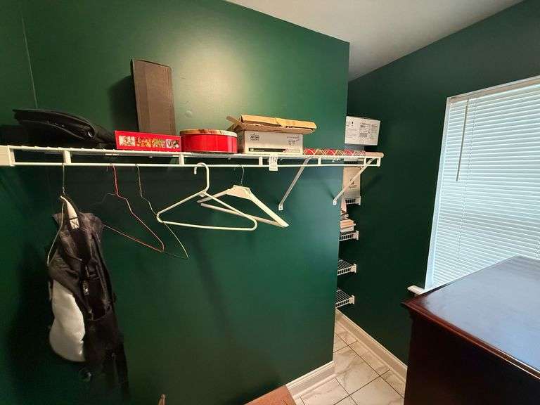 Contents of Master Bath Closet - Chest Not Included image