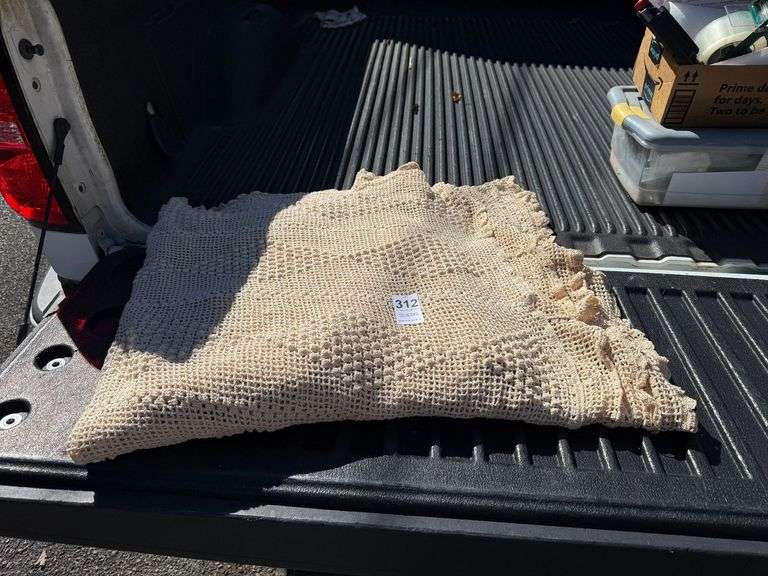 Crocheted Bed Spread image