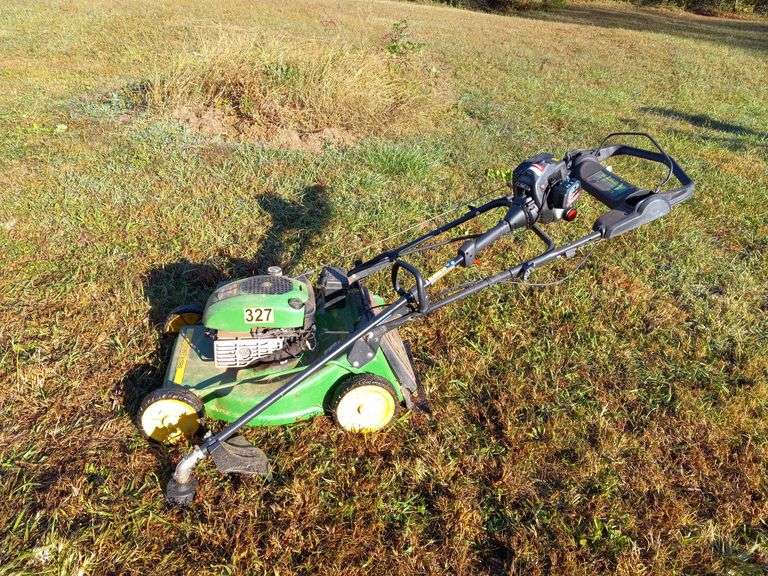 John Deere Push Mower, Murray Weedeater image