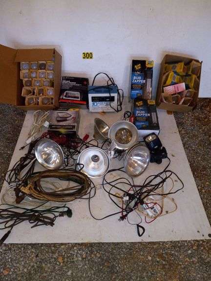 Lights, Extension Cords, Bug Zappers image