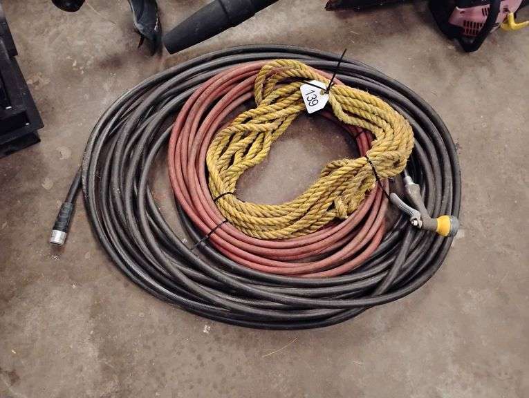 Water Hoses, Yellow Rope, Air Compressor Hose image