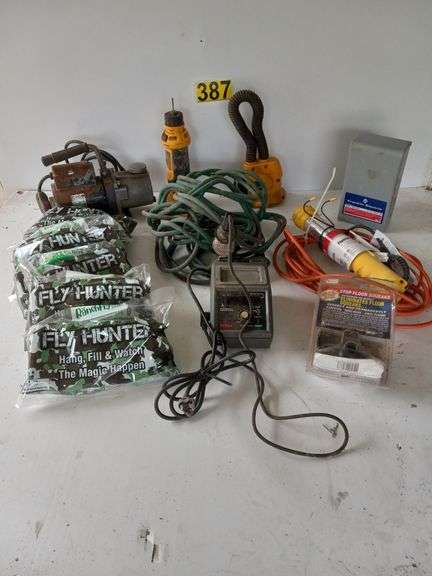 DeWalt Cutout Tool, Wood Burner Tool, 1/10 hp Vacuum Pump, Misc. image