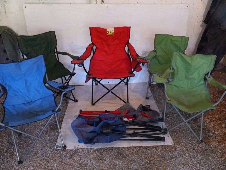 Fold Up Chairs 7 Pieces image