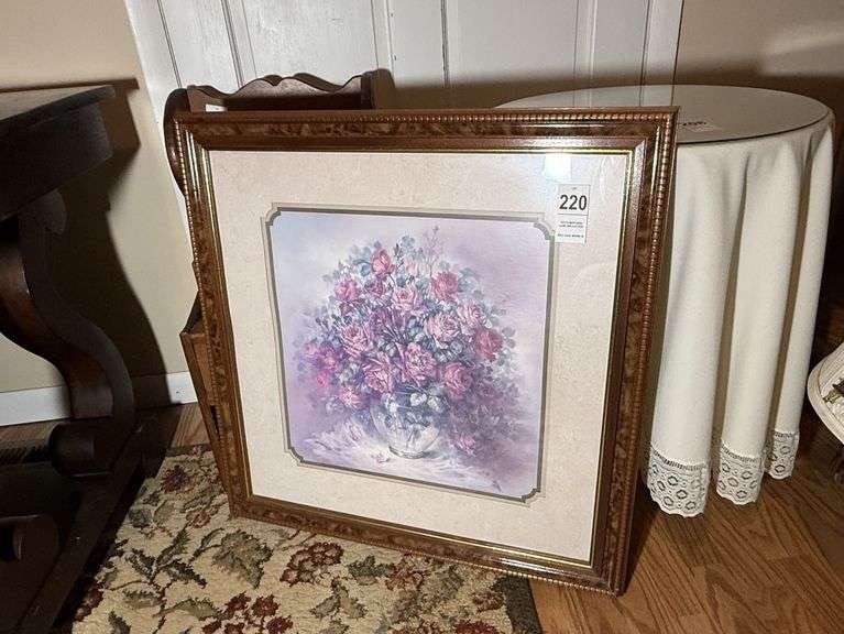 Rose Print & Frame image