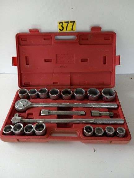 Socket & Wrench Set 21 Piece - 3/4" Drive, 7/8"-2" Sockets image
