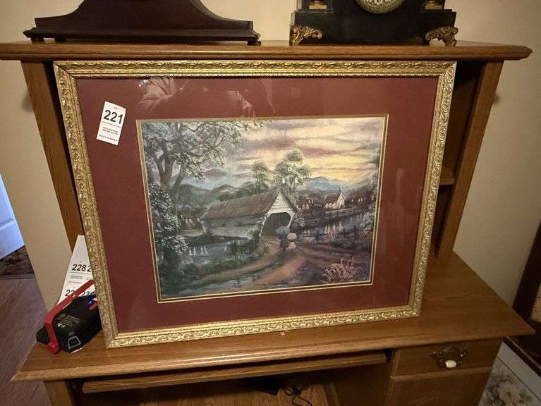 Covered Bridge Print & Frame image