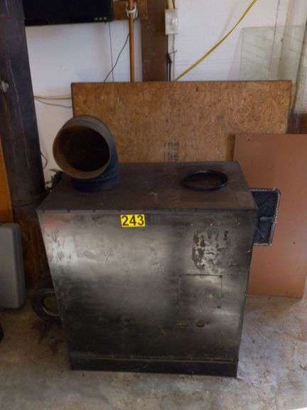 Wood Stove with Blower and Pipe image