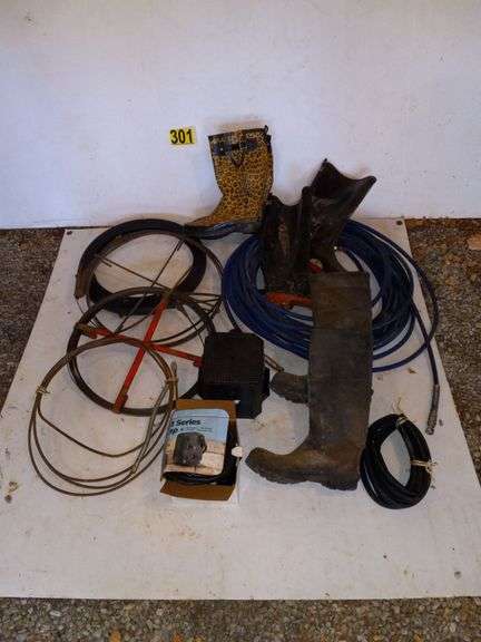 Snakes, Rubber Boots, Air Hose image