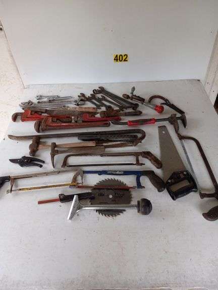 Wrenches, Hacksaws, Hammers, Misc. image