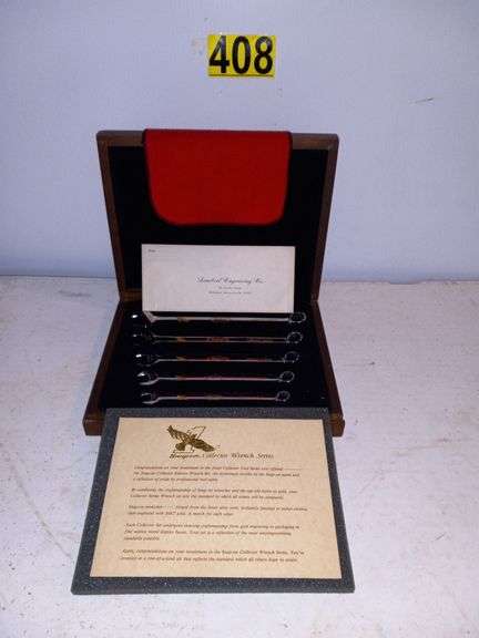 Snap-On Collector Wrench Set - Engraved in 24KT Gold image