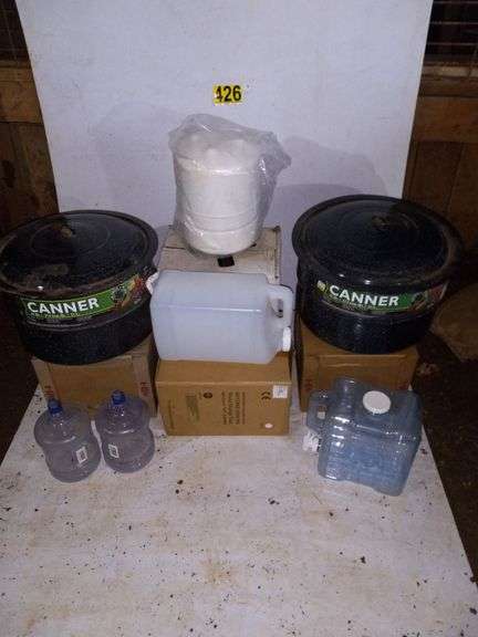 Canning Pots, Water Jugs, Misc. image