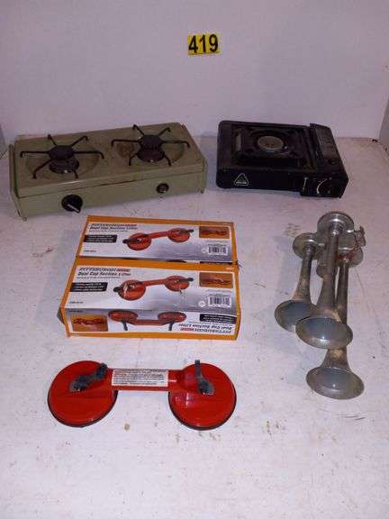 Air Horn, Suction Lifters, Propane Camp Stoves image