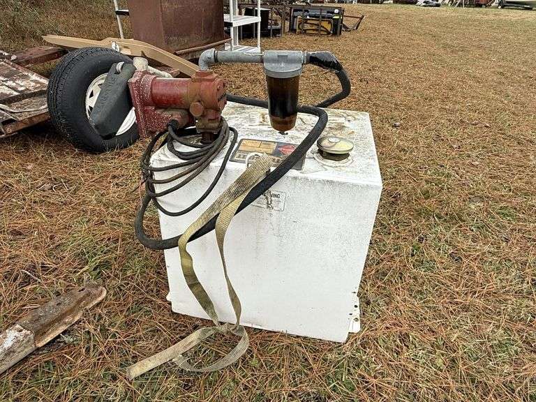 Fifty Gallon Fuel Tank w/15 Gallon a Minute Electric Pump image