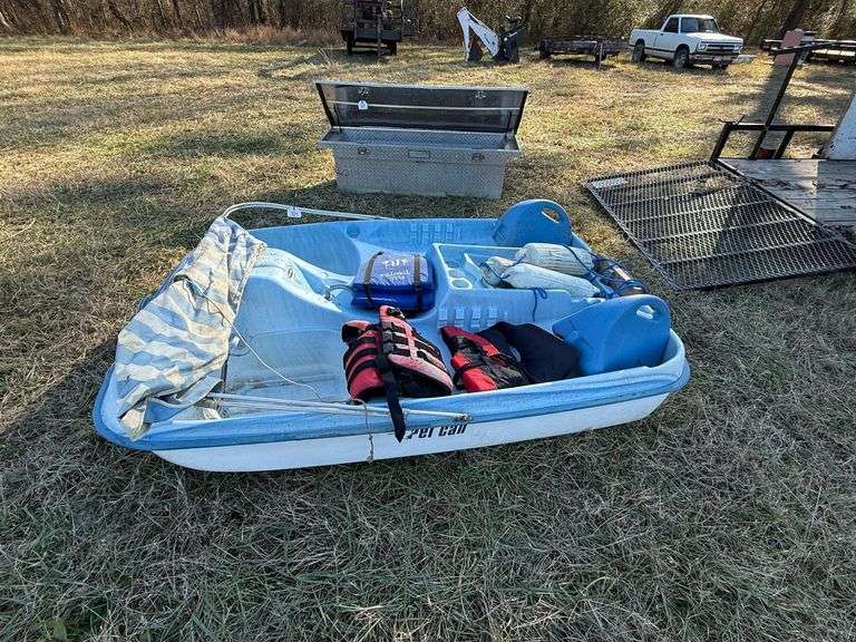 Paddle Boat & Life Preservers image