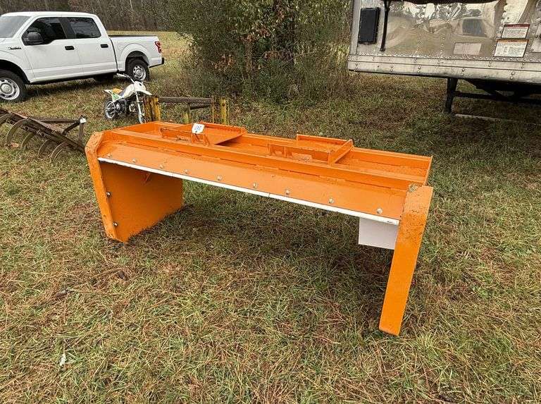 Wolverine Skid Steer Snow Pusher 84" Attachment - New/Never Used image