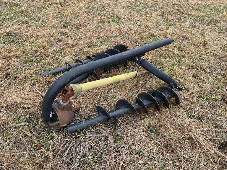 Post Hole Digger 3 Pt Hitch w/3 Bits - Auger 12", 6", 9" image