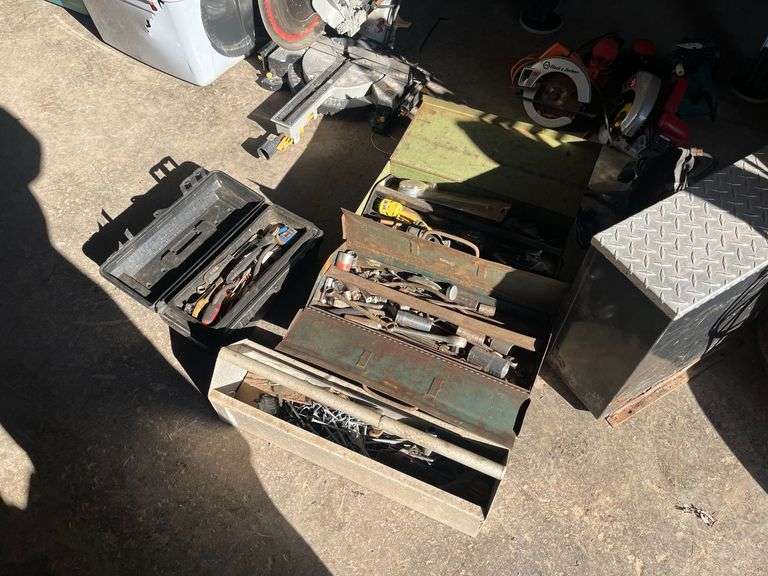 Five Tool Boxes w/Assorted Wrenches, etc. image
