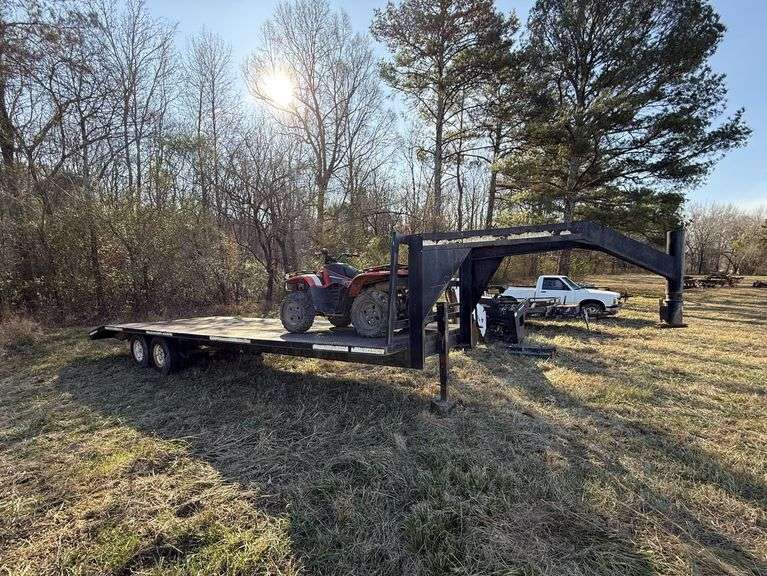Flatbed 2 Axle Trailer 24' - Bill of Sale Only image