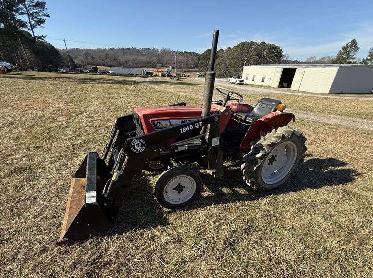Mitsubishi 2000 Tractor w/Bush Hog 1846 QT Loader image
