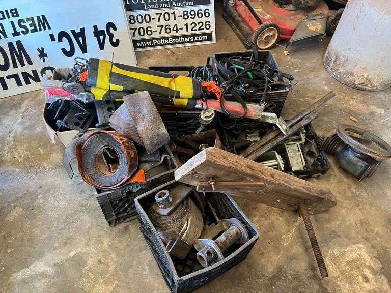 Boxes of Misc. - Bungee Straps, Lights, Dropcord, Ratchet Straps image