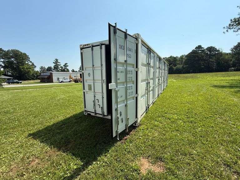 Metal Container - Side Doors & Rear Doors - 40' +/- x 8' +/-
