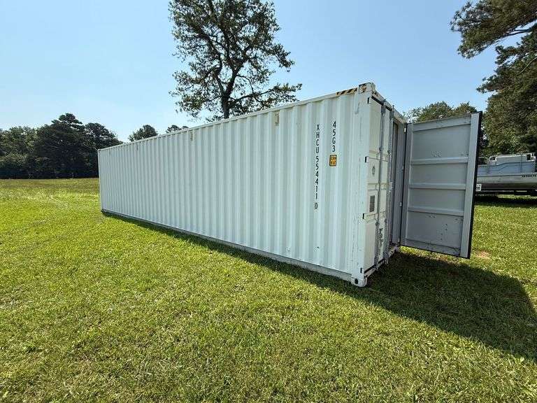 Metal Container - Side Doors & Rear Doors - 40' +/- x 8' +/-