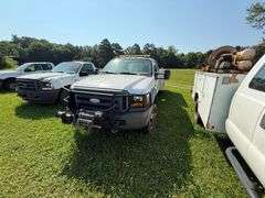 2006 Ford F-450 Super Cab Utility Bed - 4x4, Triton 10, Winch, Bad motor, Automatic transmission - Walker Co Water & Sewerage Surplus