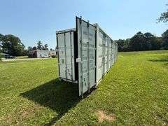 Metal Container - Side Doors & Rear Doors - 40' +/- x 8' +/-