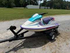 1994 Sea Doo Bombardier Jet Ski & Trailer - 2 seater - Has been changed over so you have to mix 2 cycle oil w/the gas, not automatic mixer