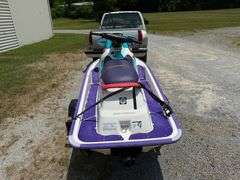 1994 Sea Doo Bombardier Jet Ski & Trailer - 2 seater - Has been changed over so you have to mix 2 cycle oil w/the gas, not automatic mixer