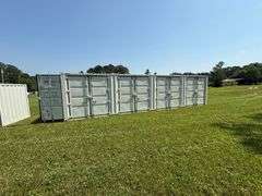 Metal Container - Side Doors & Rear Doors - 40' +/- x 8' +/-