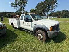 2006 Ford F-450 Power Stroke Utility Bed - 4x4, Bad motor, Automatic Transmission - Walker Co Water & Sewerage Surplus