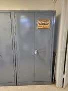 Industrial Utility Cabinet w/Shelf & Rod - 36" W x 18" D x 72" H - Good condition
