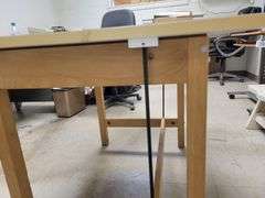 Drafting Table - 42" W x 30" D x 30" H - Adjustment knob missing on one side