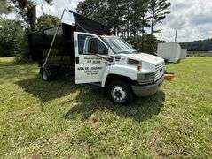 2005 GMC C4500 Truck - Duramax Diesel w/Roll-off Dumpster Bed - Jasper engine w/45,000 miles, Runs & Drives good, 12 yd roll off dumpster, Owner can make additional dumpsters, 333,895 miles showing, Driven to sale site, Lost title applied for