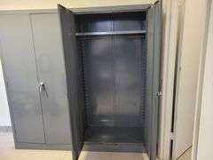 Industrial Utility Cabinet w/Shelf & Rod - 36" W x 18" D x 72" H - Good condition