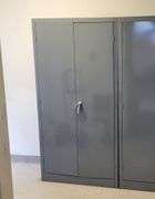 Industrial Utility Cabinet w/Shelves - 36" W x 18" D x 72" H - Door handle works but needs repair