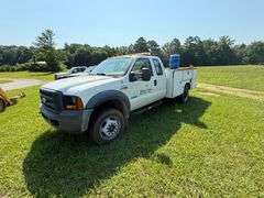 2006 Ford F-450 Power Stroke Utility Bed - 4x4, Bad motor, Automatic Transmission - Walker Co Water & Sewerage Surplus