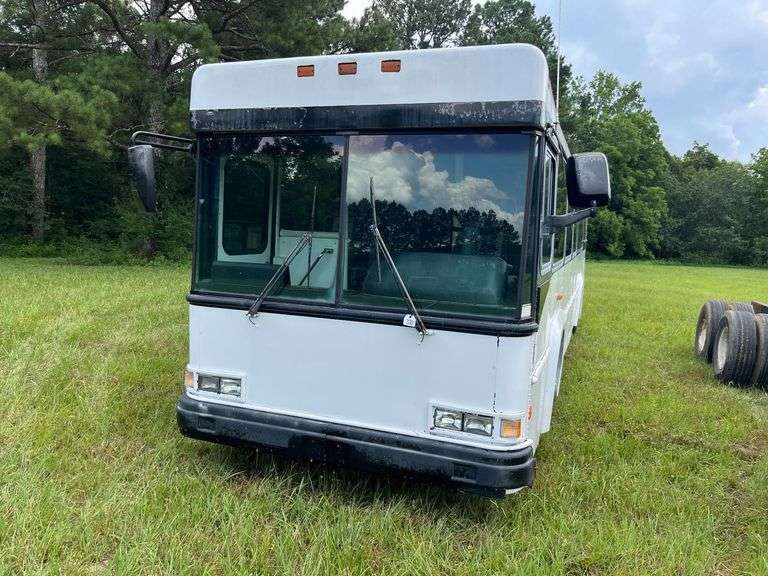 1996 Thomas Chassis Bus - Runs well, Cummins diesel, Allison transmission, 32 passenger, Restroom, New tires, AC was working but needs repair - Driven to sale site