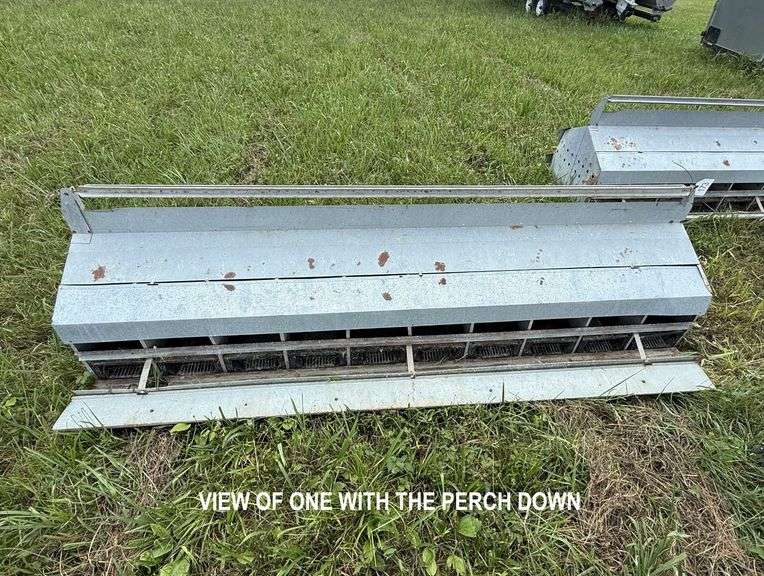 Shenandoah Chicken Nesting Box - 20 Hole Galvanized