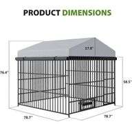 Dog Kennel - 78"x78"x76"