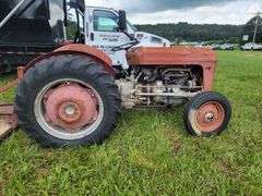 1962 MF Model 35 Tractor - Runs but need battery - Includes 5' bush hog - Description corrected based on serial number