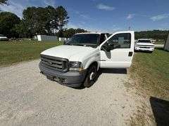 2004 Ford 350 DRW Super Duty Flat Bed Truck - Power Stroke, Diesel, Automatic, Showing 126,510 miles, Driven to sale site