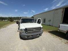 2004 Ford 350 DRW Super Duty Flat Bed Truck - Power Stroke, Diesel, Automatic, Showing 126,510 miles, Driven to sale site