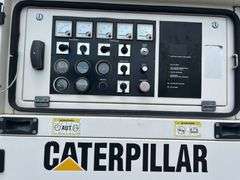 2002 CAT XQ75 KW Generator - Perkins diesel motor, 5281 hours, Electric start, Mounted on 2 axle trailer